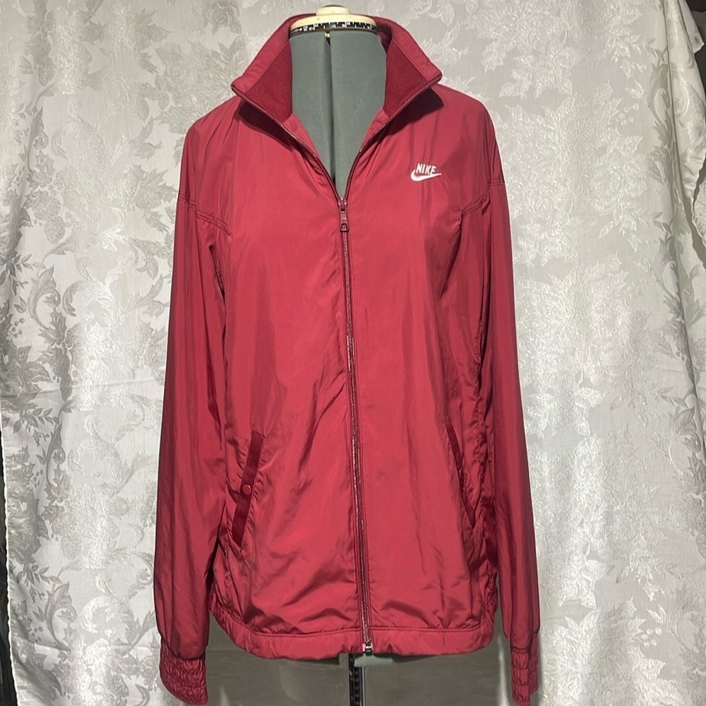 Nike Red wind breaker jacket